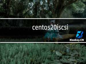 centos iscsi