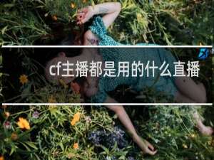 cf主播都是用的什么直播
