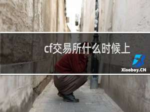 cf交易所什么时候上