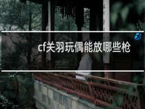 cf关羽玩偶能放哪些枪
