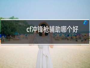 cf冲锋枪辅助哪个好