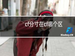 cf分寸在cf哪个区