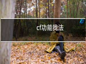cf功能找法