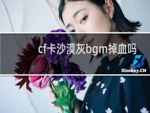 cf卡沙漠灰bgm掉血吗
