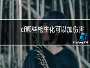 cf哪些枪生化可以加伤害