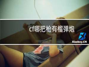 cf哪把枪有榴弹炮