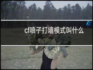 cf喷子打墙模式叫什么