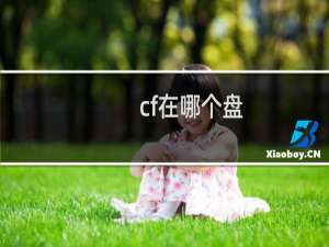 cf在哪个盘