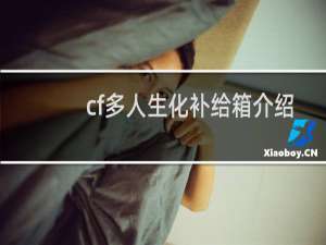 cf多人生化补给箱介绍