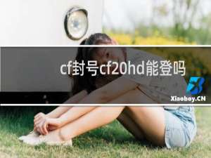 cf封号cf hd能登吗