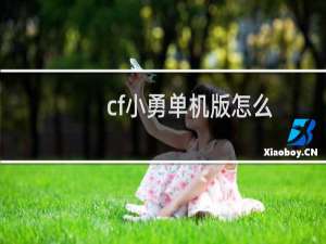 cf小勇单机版怎么