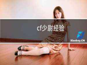 cf少尉经验