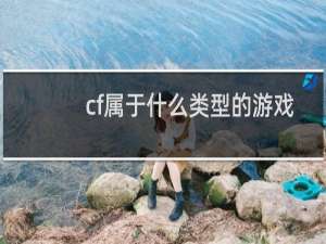 cf属于什么类型的游戏