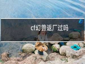 cf幻兽返厂过吗