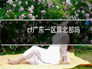 cf广东一区算北部吗