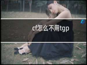cf怎么不用tgp