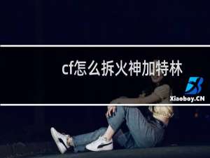 cf怎么拆火神加特林