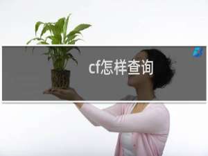 cf怎样查询