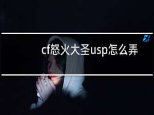 cf怒火大圣usp怎么弄