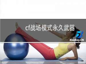 cf战场模式永久武器