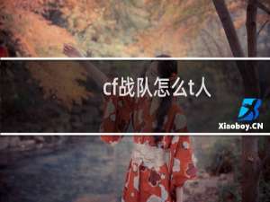 cf战队怎么t人