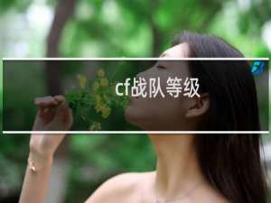 cf战队等级（cf战队等级）