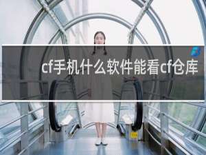 cf手机什么软件能看cf仓库