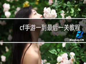 cf手游一到最后一关教程
