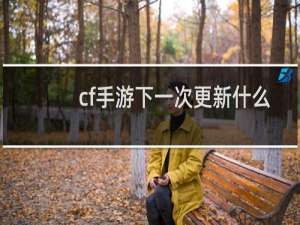 cf手游下一次更新什么