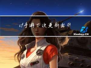 cf手游下次更新出什么