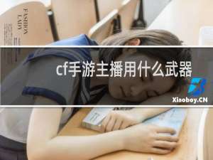 cf手游主播用什么武器
