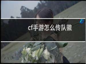 cf手游怎么传队徽