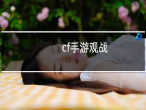 cf手游观战