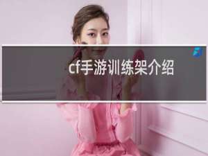 cf手游训练架介绍