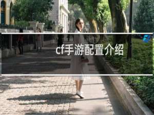 cf手游配置介绍