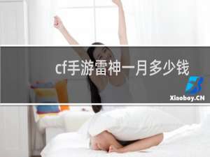 cf手游雷神一月多少钱