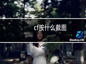 cf按什么截图