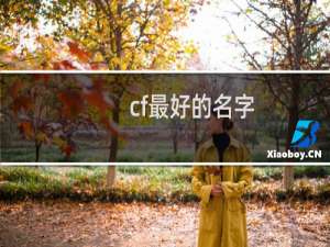 cf最好的名字