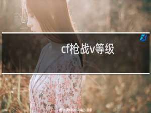 cf枪战v等级
