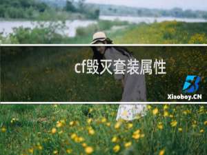 cf毁灭套装属性