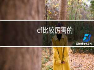 cf比较厉害的