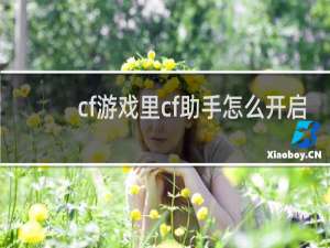 cf游戏里cf助手怎么开启