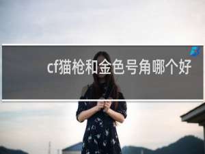 cf猫枪和金色号角哪个好