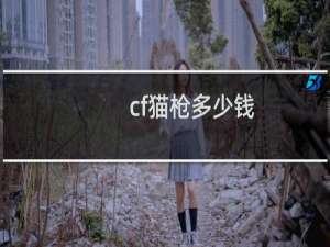 cf猫枪多少钱