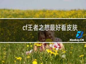 cf王者之怒最好看皮肤