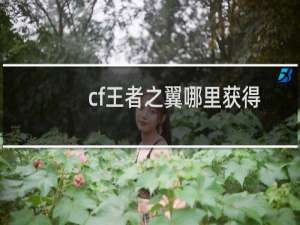 cf王者之翼哪里获得