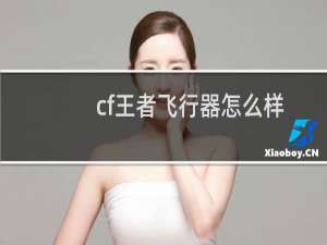 cf王者飞行器怎么样