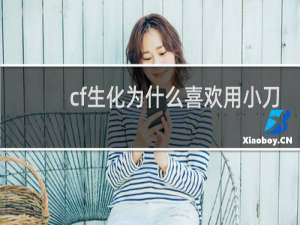 cf生化为什么喜欢用小刀