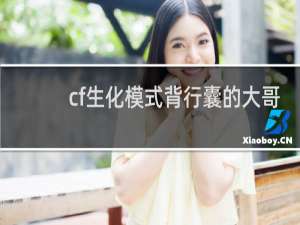 cf生化模式背行囊的大哥