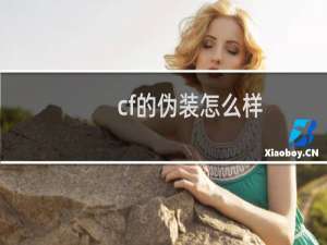 cf的伪装怎么样